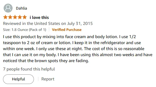 Affordable Vitamin A Mix Fades Brown Spots Fast