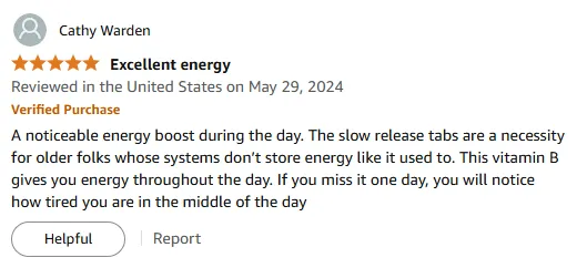 Best Slow-Release Vitamin B for All-Day Senior Energy