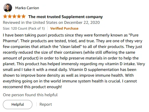 Puori Vitamin D3: Boost Immunity & Bone Health Naturally