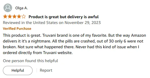 Truvani Vitamin D Review: Great Product, Amazon Delivery Fails