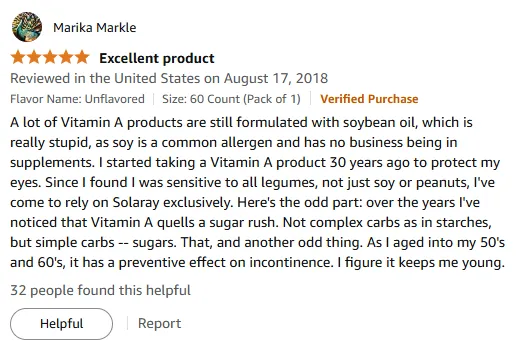 How Vitamin A Reduced My Sugar Cravings & Incontinence (Soy-Free!)