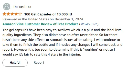 Vitamin D3 Gel Capsules Review: No Aftertaste & Quality Ingredients