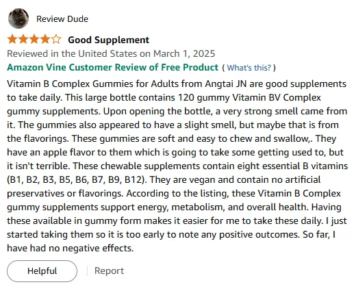 Vitamin B Gummies: Vegan Energy Boost for Adults - Angtai JN Review