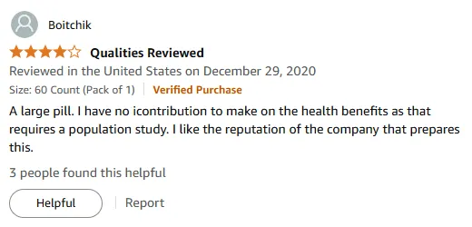 Large Vitamin B Pill Review: Trusted Brand Reputation