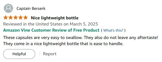 Easy-Swallow Vitamin E Capsules: No Aftertaste, Lightweight Bottle!