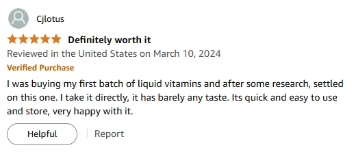 Liquid Vitamin B with No Aftertaste – Perfect for First-Time Buyers!