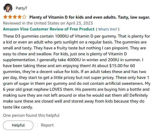 Best Tasty Vitamin D3 Gummies for Kids & Adults