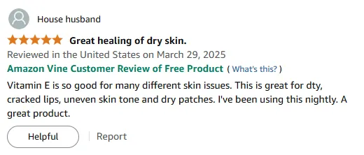 Vitamin E Nightly Savior for Dry Lips & Skin Repair