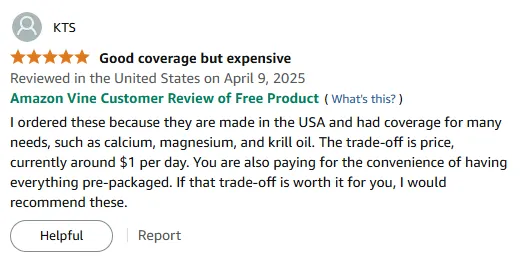 USA-Made Multivitamin Packs: $1 Daily Nutrient Boost