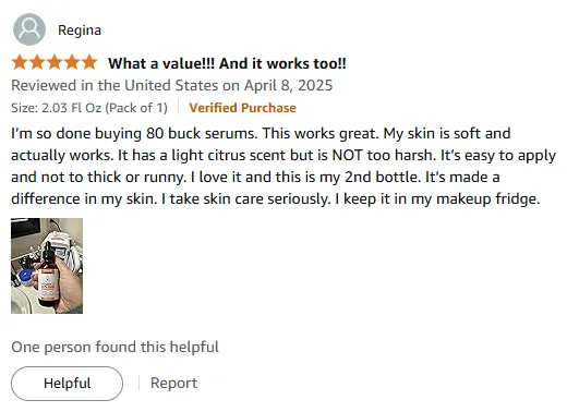 Affordable Vitamin C Serum Transforms Skin - 2nd Bottle!