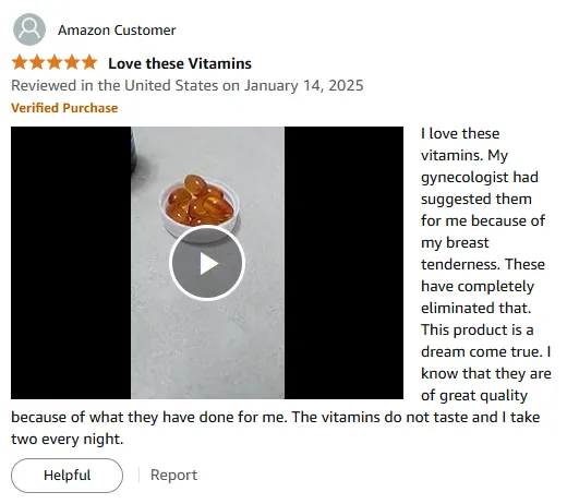 Vitamin E Supplement for Breast Tenderness Relief – Gynecologist Recommended