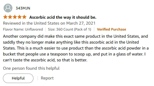 Tasteless Ascorbic Acid Powder: Easy Vitamin C Solution