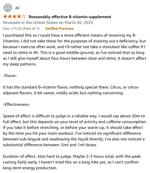 Boost Workout Energy with Non-Stimulant Vitamin B Complex