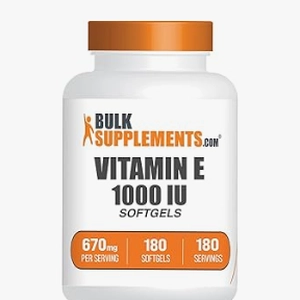 Vitamin E 1000 IU Softgels for Health
