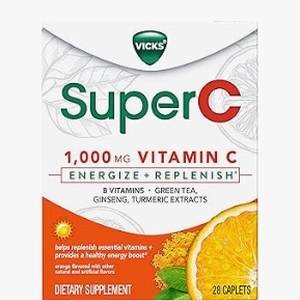 Vicks Vitamin C 1000mg Energy Supplement