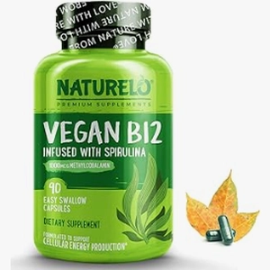 Vegan B12 Supplement with Spirulina