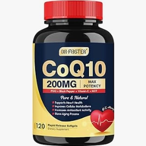 CoQ10 200mg Softgels with Vitamin E