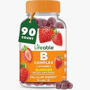 Vitamin B Complex Gummies for Energy & Nervous System Support
