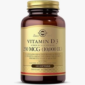 Vitamin D3 10000 IU Softgels for Bone & Immune Health