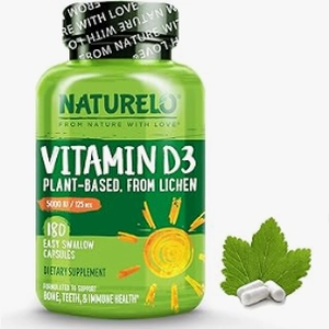 Vegan Vitamin D3 5000 IU Plant-Based